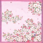 刺繍ハンカチ/en.gawaシリーズ：桜 \800（税抜）